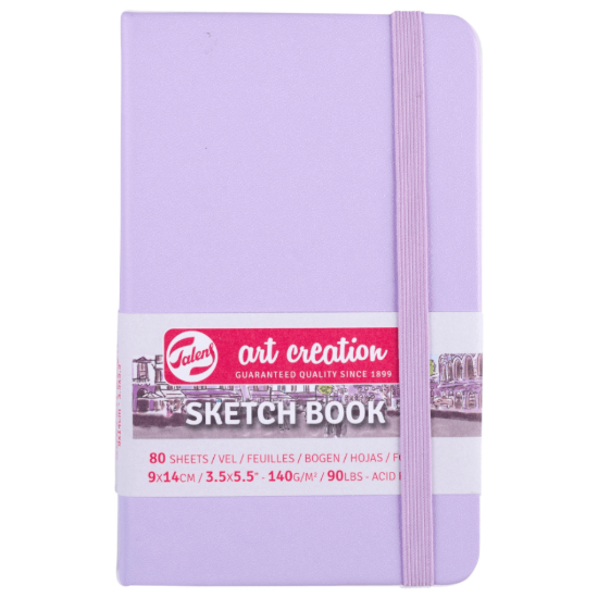 Afbeeldingen van Talens Art Creation Schetsboek 9x14 cm - Pastel Violet