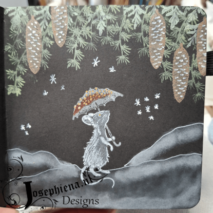 Afbeeldingen van Sakura Schetsboek 12x12 cm 140gr 80 vel Zwart