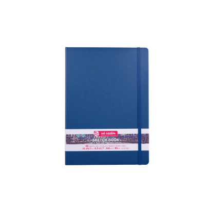 Afbeeldingen van TAC Schetsboek 21x30 (A4) cm 140 gr 80 vel Navy Blue
