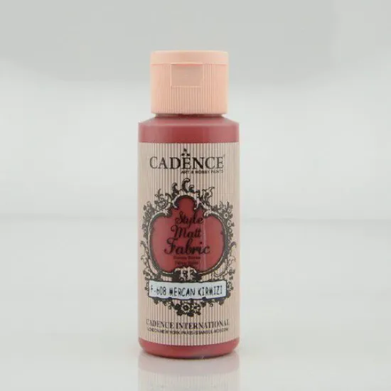 Afbeeldingen van 608 Coral Red Matt Fabrıc Paınts - Cadence