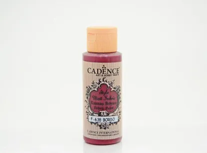 Afbeeldingen van 638 Bordeaux Matt Fabrıc Paınts - Cadence