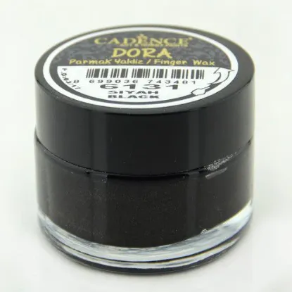 Afbeeldingen van Black - Cadence Dora wax - 6131