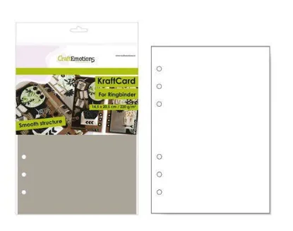 Afbeeldingen van CraftEmotions karton kraft Ringband lichtbruin 14,5x20,5cm