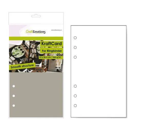 Afbeeldingen van CraftEmotions karton kraft Ringband licht bruin