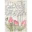 Afbeeldingen van Stamperia A4 Rice Paper Romantic Garden House Tulips
