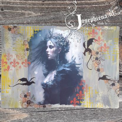 Afbeeldingen van Art Journal pagina: Queen of Dragons