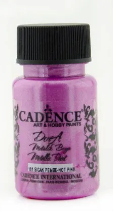 Afbeeldingen van Cadence Dora metallic verf Felroze