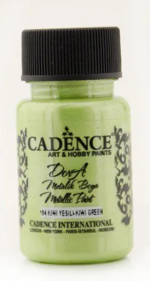 Afbeeldingen van Cadence Dora metallic verf Kiwi groen