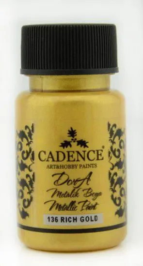 Afbeeldingen van Cadence Dora metallic verf Rich gold - 136