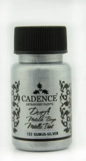 Afbeeldingen van Cadence Dora metallic verf Zilver - 132