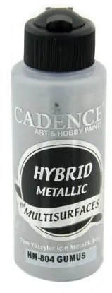 Afbeeldingen van Zilver - Cadence Hybride Metallic acrylverf