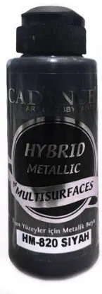 Afbeeldingen van Zwart - Cadence Hybride Metallic acrylverf