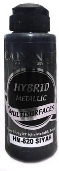 Afbeeldingen van Zwart - Cadence Hybride Metallic acrylverf