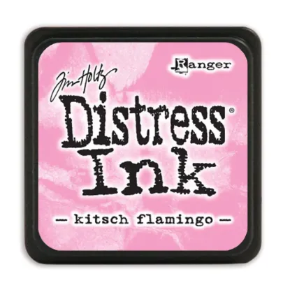Distress ink, pink, tim holtz, kitsch flamingo,