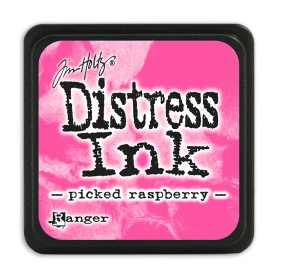 Distress ink, pink, tim holtz, rose,