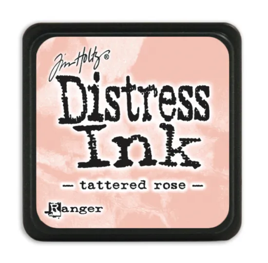 Distress ink, pink, tim holtz, rose,
