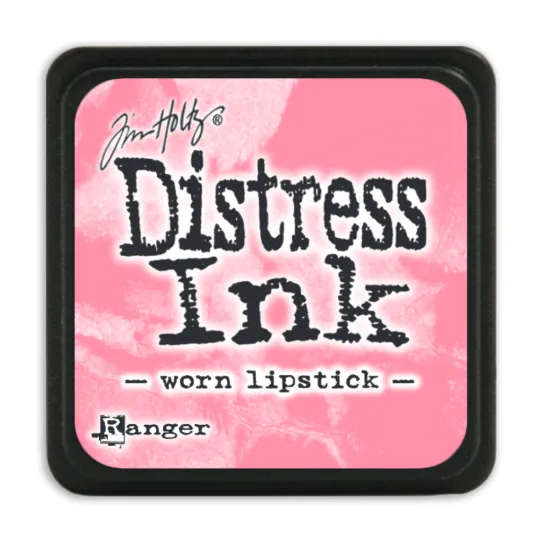 Distress ink, pink, tim holtz, rose,