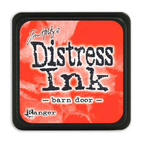 Distress ink, tim holtz, rood, red,