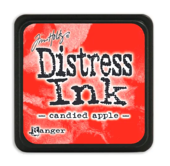 Distress ink, tim holtz, rood, red,