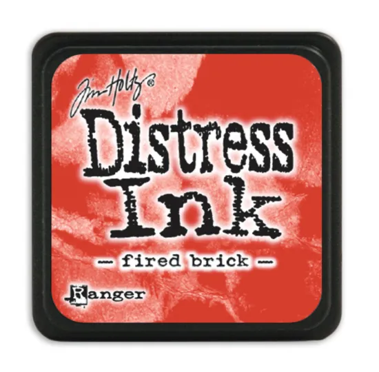 Distress ink, tim holtz, rood, red,
