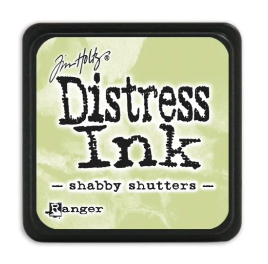 Distress ink, tim holtz, groen, green,
