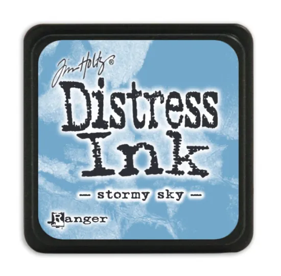 Distress ink, tim holtz, blauw, blue,