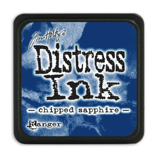 Distress ink, tim holtz, blauw, blue,