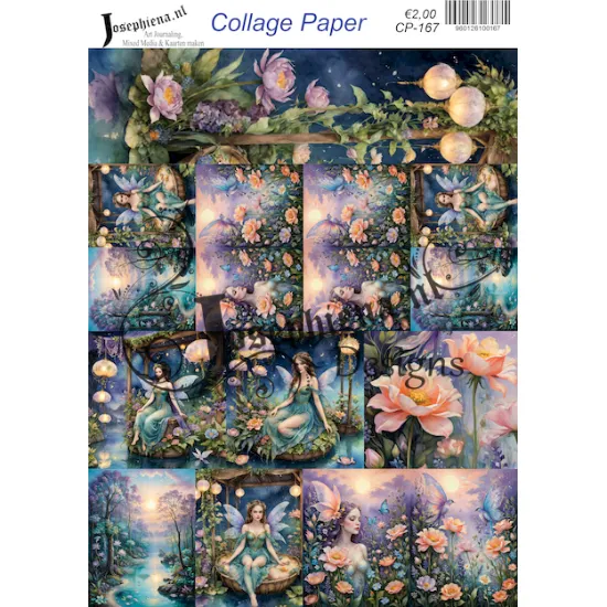 Elf 11 - Josephiena's collage paper - CP-167
