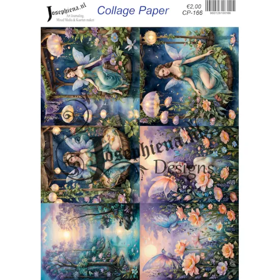 Elf 10 - Josephiena's collage paper - CP-166