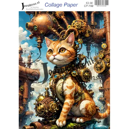 Steampunk monsters 1 - Josephiena's collage paper - CP-168