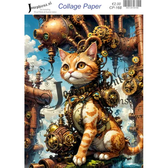 Steampunk monsters 1 - Josephiena's collage paper - CP-168