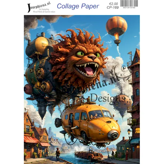 Steampunk monsters 2 - Josephiena's collage paper - CP-169