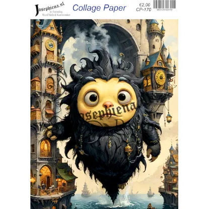 Steampunk monsters 3 - Josephiena's collage paper - CP-170