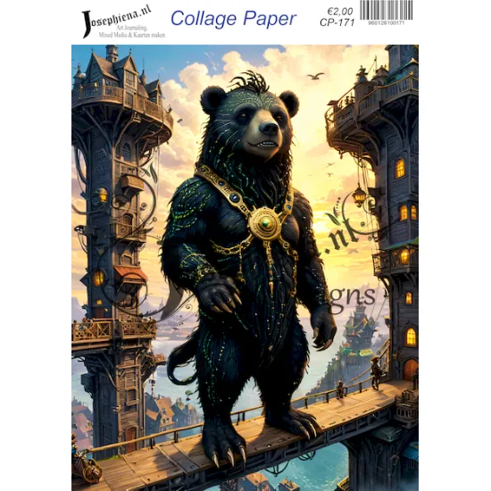 Steampunk monsters 4 - Josephiena's collage paper - CP-171