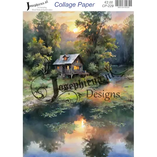 Boshuisje #2 - Josephiena's collagepapier - CP-229