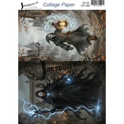 Magie in de mist - Josephiena's collagepapier - CP-190