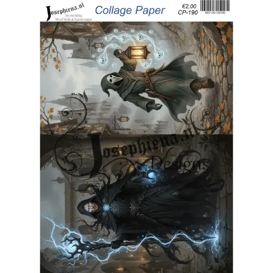 Magie in de mist - Josephiena's collagepapier - CP-190