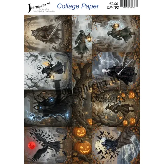Halloween nachts - Josephiena's collagepapier - CP-192