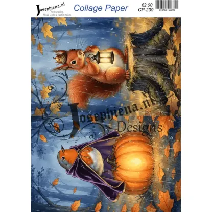 Herfstdieren - Josephiena's collagepapier - CP-209