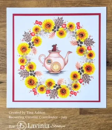 Red Oak Leaf - Lavinia Stamps - LAV990